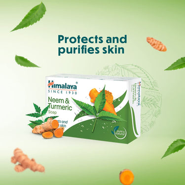 Himalaya Neem and Turmeric | Cleanses & Purifies Skin | 125gm X 4 | Buy 3 get 1 free